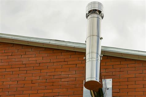 metal chimney installation